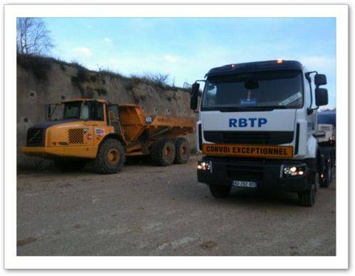 Entreprise de terrassement et de transport d'engins de chantiers Ventabren RBTP